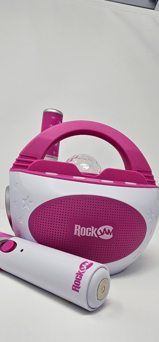 Enceinte Karaoké Portable RockJam KPOP Avec 2 Micros – Bluetooth, Lumières DJ – Occasion Bon état