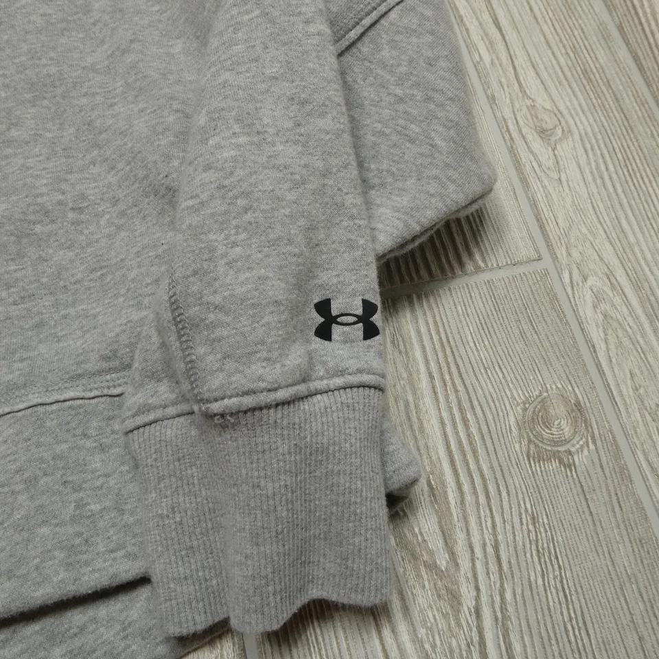 Under Armour Project 摇滚运动衫女式中号灰色短羊毛 — 第 3/4 张图片