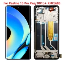 LCD Display Touch Screen Replacement Assembly Frame For OPPO Realme 10 Pro+ Plus