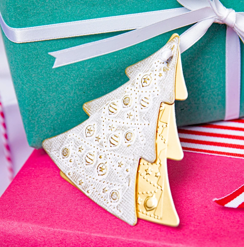 Sizzix Switchlits Festive Trees #665967 4pc Retail $36.49 by Kath Breen - Image 2 of 4