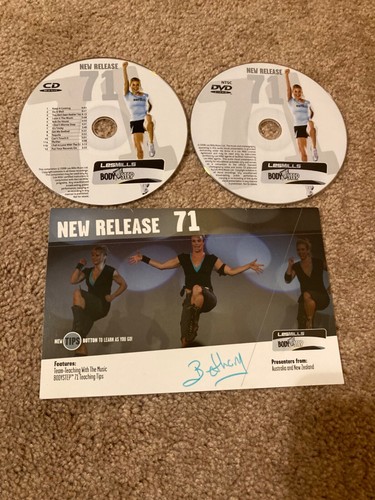 Les Mills BODYSTEP 71 DVD, CD, Notes Booklet Full Kit BODY STEP Cardio Workout - Picture 2 of 5