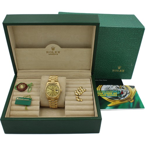 18k Rolex OP Day-Date President Ref. 18238 Champagne Dial 36mm w/ Box #W144007-1