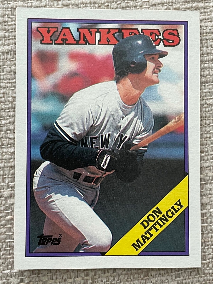 スポーツ選手 1988 BASEBALL CARD No.300 1988 TOPPS BASEBALL DON MATTINGLY CARD No.300 New York