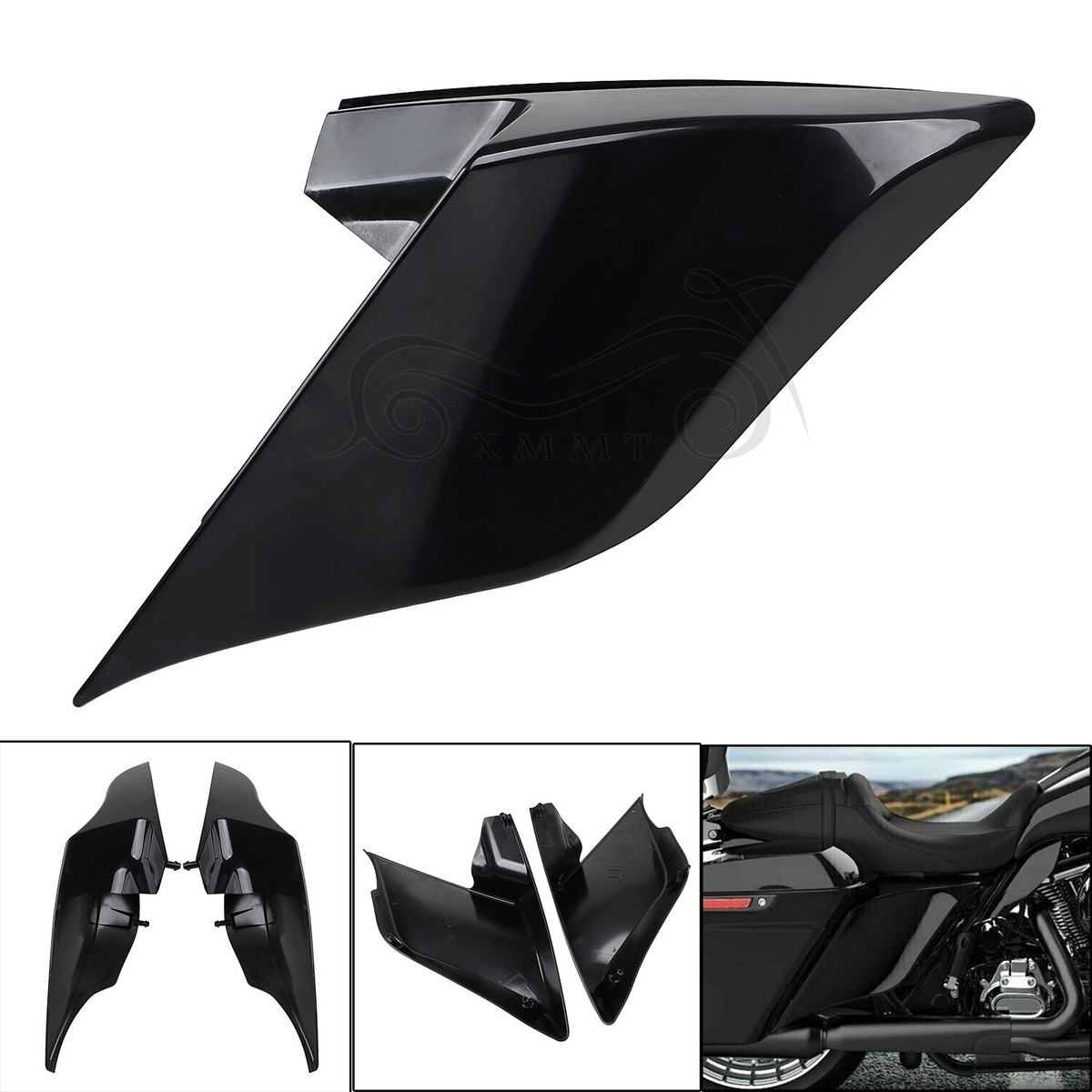 Carbon Fiber Side Covers For Harley Touring (2009-2023) – Street Glide, Road Glide, Road King Replacement