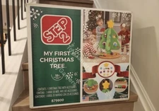 Step2 My First Christmas Tree for Toddlers | 3 pc Train + Ornaments | Brand New