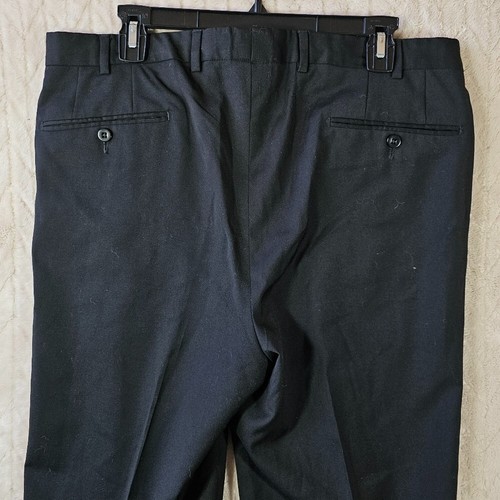 Ermenegildo Zegna Wollhose Herren 34 schwarz 75L102 Anzughose klassisch Grundnahrungsmittel - Bild 8 von 10