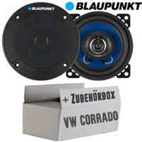 Lautsprecher Boxen Blaupunkt 2-Wege Auto KFZ PKW Einbauset FüR VW Corrado Front