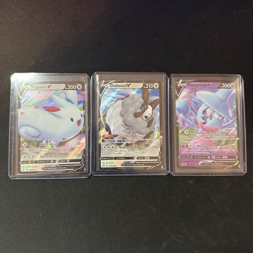 2020 POKEMON VIVID VOLTAGE CHAMPIONS PATH SWORDSHIELD TOGEKISS DUBWOOL HATTERENE