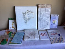 Vtg NOS Mixed Lot Of 11 Hallmark Paper Party Goods Napkins Tablecloth Epherma