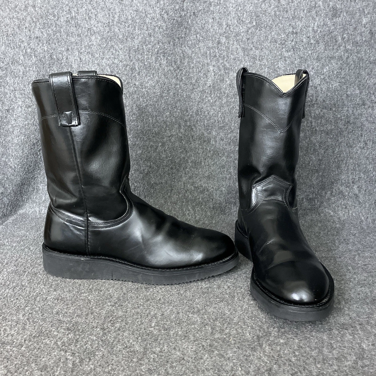 Roy Cooper Boots Mens 11D Black Leather Western USA 54187 Cooper Men main image 2