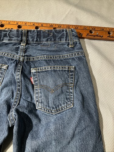 Levis Jeans Youth Boys Sz 10 Blue 505 Regular Straight Denim Casual Pants - Picture 14 of 15