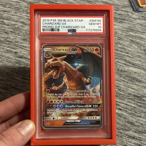 Pokémon Charizard GX Black Star Promo Holo SM195 SM 2019 PSA 10