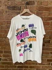 Vtg Aspen 2001 John Denver Cotton White S-5XL Unisex Shirt AA298
