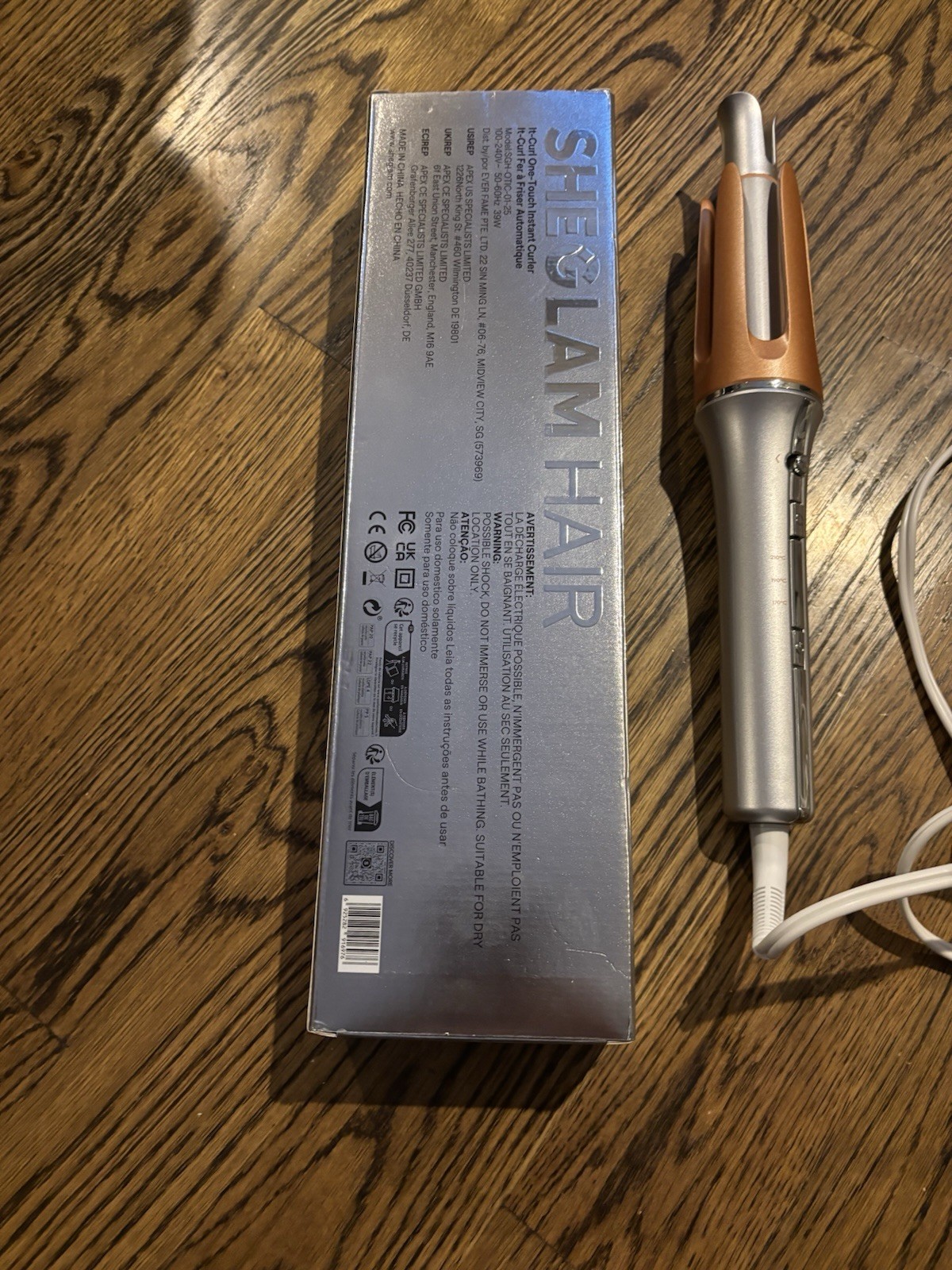 Sheglam Hair It-Curl One-Touch Instant Curler Brand New   1"/25mm