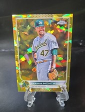 2022 Topps Chrome Sapphire Edition - Frankie Montas #512 Gold /50