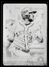 2015 Topps Black Printing Plate 1/1 Dexter Fowler Houston Astros #347