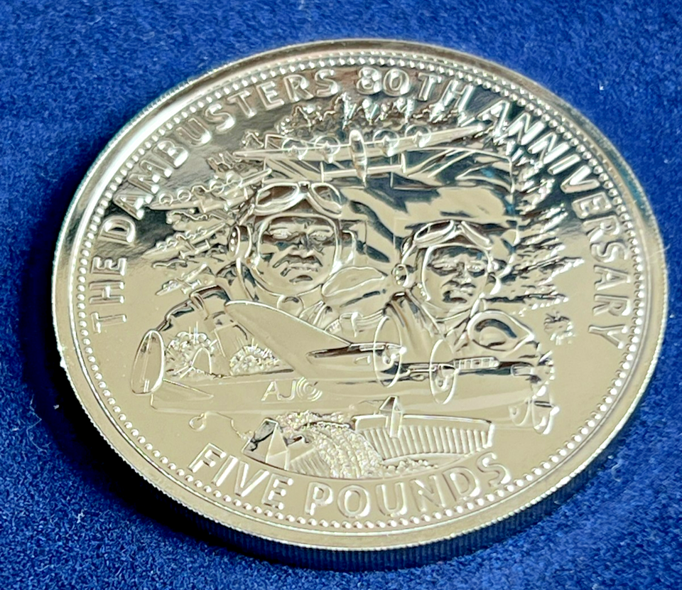 2023 - King Charles III £5 coin - Official Dambusters 80th Anniversary ...