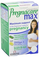 Vitabiotics Pregnacare Max 168 Caps total 2 Packs x 84 Tablets Prenatal Suppor