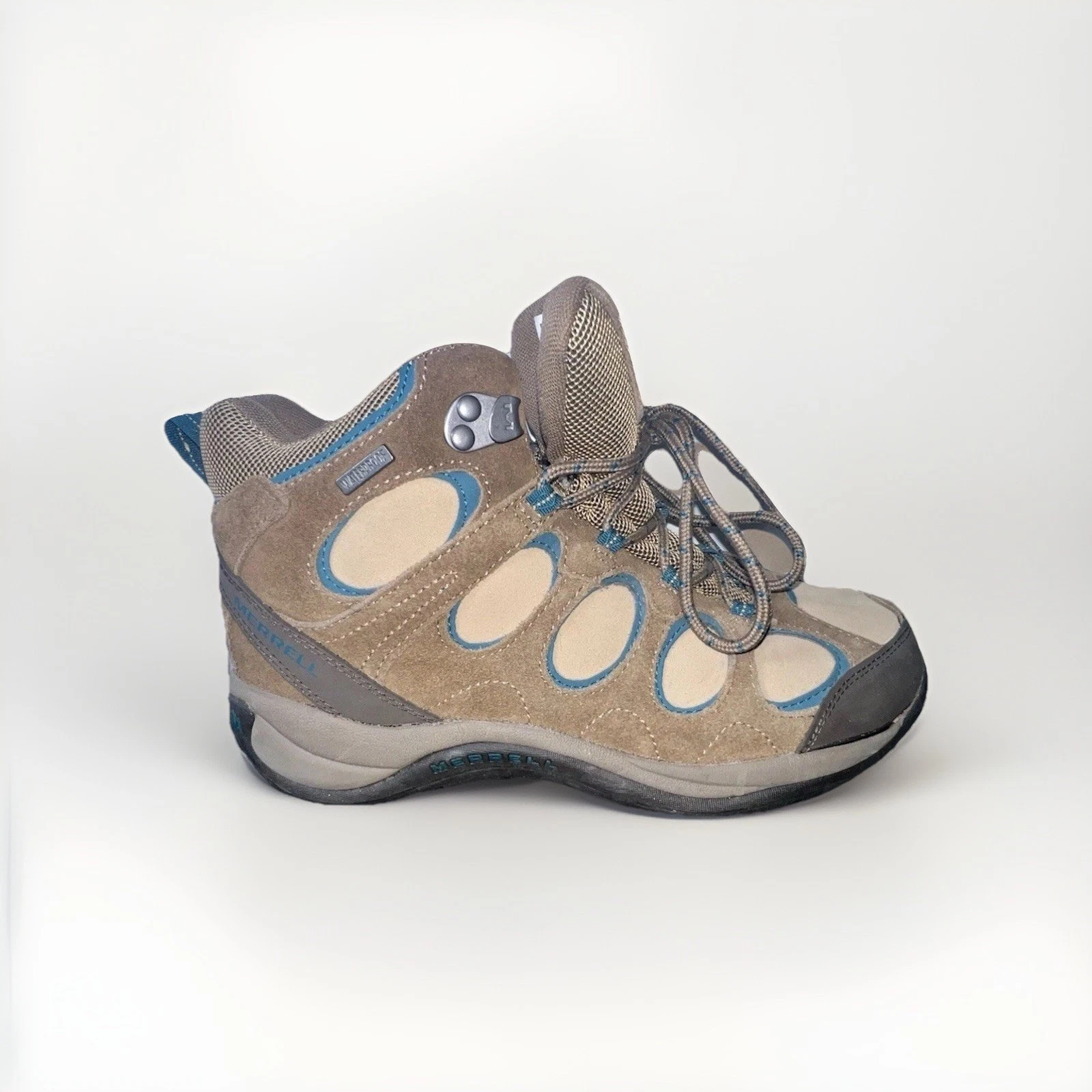 Merrell Hiking Shoes Otter Dragonfly Women’s 9 Brown Trail Camping Shoes EUC