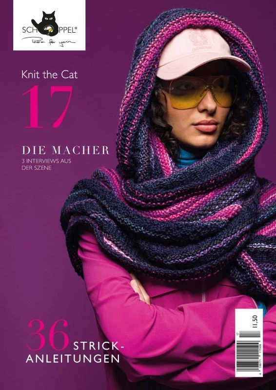 Kreativheft Schoppel *Knit the Cat 17 DIE MACHER* mit 36 Strickanleitungen
