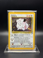 2000 Pokemon Base Set 2 -  Clefairy Holo No. 6/130