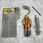 Vintage GI Joe Cobra HEAT Viper Figure 1989 Complete with File Card ARAH