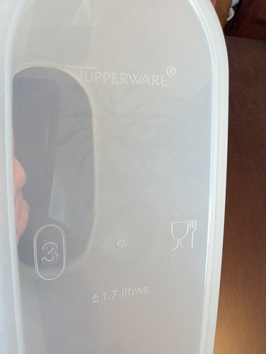 Tupperware Eidgenosse 1,7L,Trocken-Vorratshaltung,durchsichtig-rot,Schütte,gebr. - Bild 12 von 14