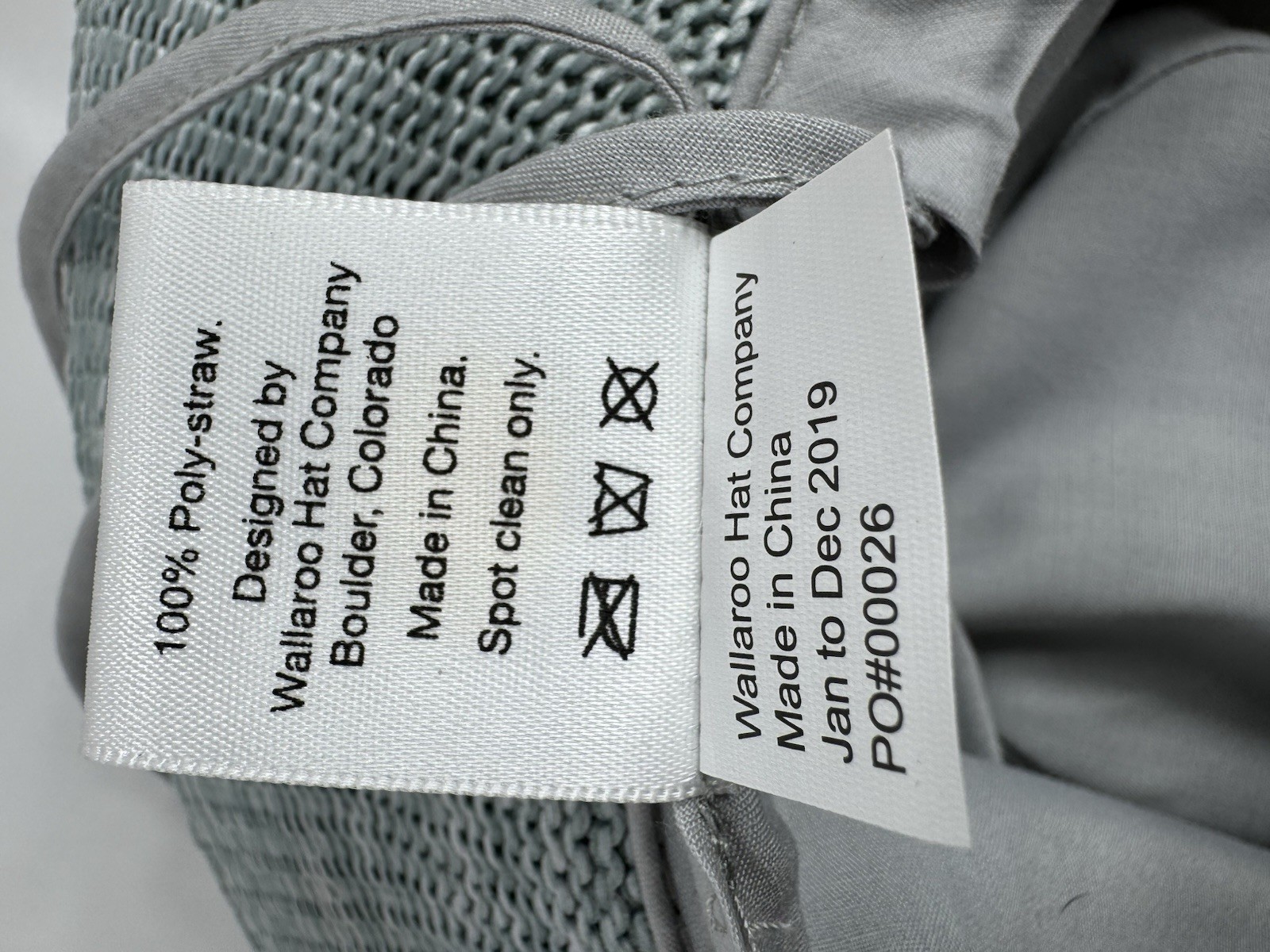 Wallaroo Vitoria Fedora Hat Adjustable Light Grey… - image 14