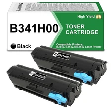 Compatible B341H00 Black Toner Cartridge B341H00 with New Chip High Yield Replac