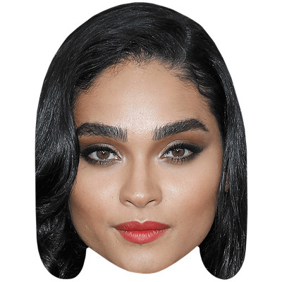 Brittany O'Grady (Lipstick) Celebrity Mask, Flat Card Face, Fancy Dress Mask