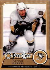 2008 O-Pee-Chee Pascal Dupuis #3 Pittsburgh Penguins Hockey Card