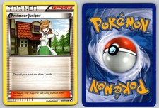 PROFESSOR JUNIPER 101/114 UNCOMMON BLACK & WHITE POKEMON LP
