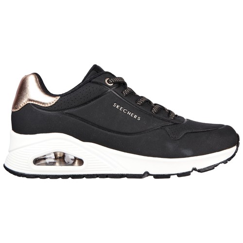 Skechers Mujer Uno Brillo Away Zapatillas Memoria Espuma Zapatos Skech-Air Cuña - Imagen 7 de 26