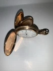 1890 Elgin 6s 7J Gold Hunting Pocket Watch Works But Needs Repair