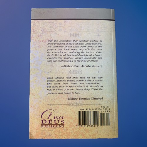 Lord Prepare My Hands for Battle by Jesse Romero OOP Spiritual Warfare W/ Devil - Picture 2 of 11