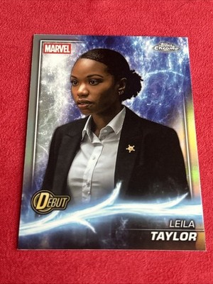 2025 Topps Chrome Marvel Studios Leila Taylor #174 Debut Phase 5 Captain America