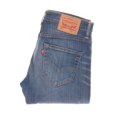 LEVIS 520 SLIM FIT SKINNY W28 L32 BLUE JEANS 522 502 508 MENS JEANS 28/32 STRETC - Image 1 of 4