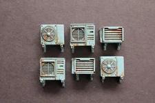 28mm Painted Apocalyptic Fallout Greebles-Air Condtioners  Scatter Terrain
