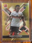 2021-22 Topps Finest Bundesliga - Roberto Massimo #140 Gold Refractor 26/50 (RC)