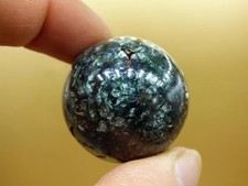 Seraphinite / Serafinite / Clinochlor ~ Magic Gemstone Ball Massage & Decoration S