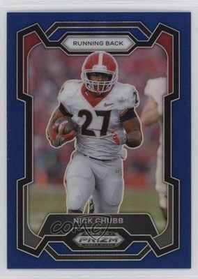 2024 Panini Prizm Draft Picks Blue Prizm 199/199 Nick Chubb #29 1o2