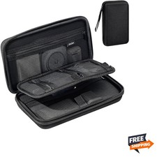 Large Hard Travel Electronic Organizer Case for MacBook Power Adapter Charger...