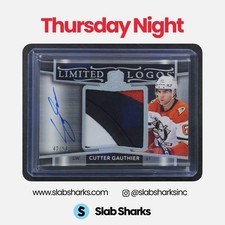 2024 UPPER DECK THE CUP CUTTER GAUTHIER LIMITED LOGOS ROOKIE PATCH AUTO RC /50