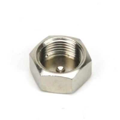 Messing Fitting Gewindefitting Verzinkt Endkappe IG 3/8''