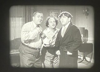 16mm Film: The Three Stooges Idiots Deluxe 1945 B&W