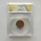 1917 Lincoln Wheat Small Cent ANACS F 12 BN