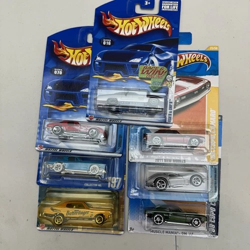 Hot Wheels Cars New Inbox Vintage Lot Of Seven