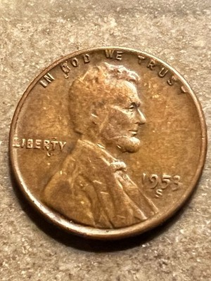 1953-s Lincoln Wheat 1C, Errors,L & In God We Trust On Rim, Many More See Pics!!
