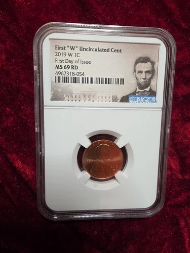 Photo of a 2019-W Lincoln Shield Cent from an eBay listing that sold on Jul 20, 2026