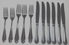 Fortessa Forge Staintes Steel Forks Knives 11pc.